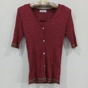 Two piece cardigan and cami top set